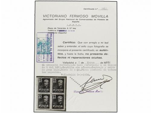 ** ESPAÑA. Ed. 1083. CANARIAS AVIÓN SIN NÚMERO. Bloque de cu