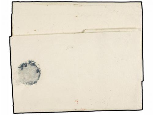 ✉ ESPAÑA: PREFILATELIA. 1835. Envuelta circulada a GIJÓN. Ma