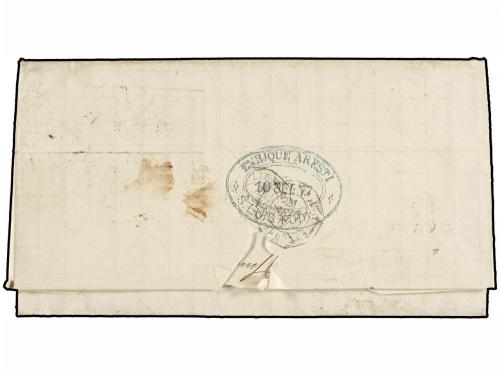 ✉ MEXICO. 1877. SAN LUIS DE POTOSÍ a SANTANDER (España). Cir