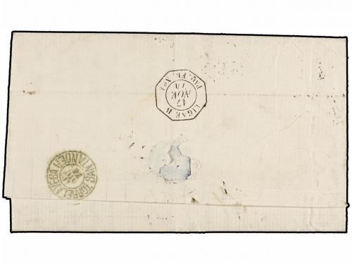 ✉ MEXICO. 1874. SAN LUIS DE POTOSÍ a TORRELAVEGA (España). C