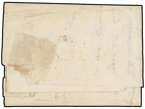 ✉ ESPAÑA: PREFILATELIA. 1794. OVIEDO a NAVIA. Marca +/ASTURI