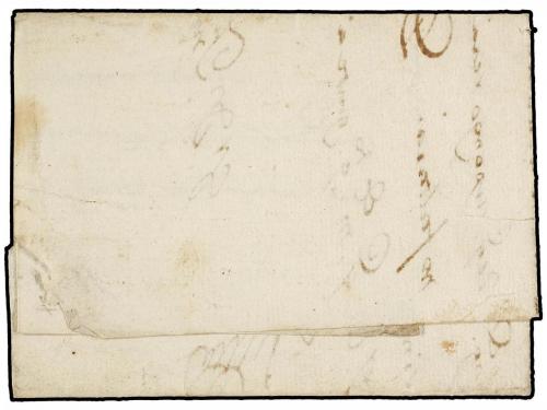 ¿ ESPAÑA: PREFILATELIA. 1811. OVIEDO a LUARCA. Marca PL. AST