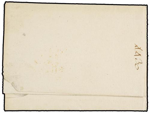 ¿ ESPAÑA: PREFILATELIA. 1813. CASTROPOL a ISLA DE LEÓN. Marc