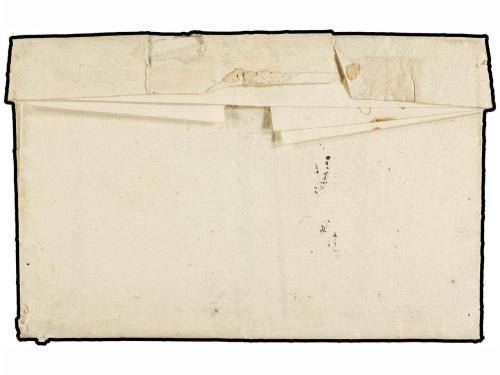 ¿ ESPAÑA: PREFILATELIA. 1825. LUANCO a OVIEDO. Marca L/ASTUR