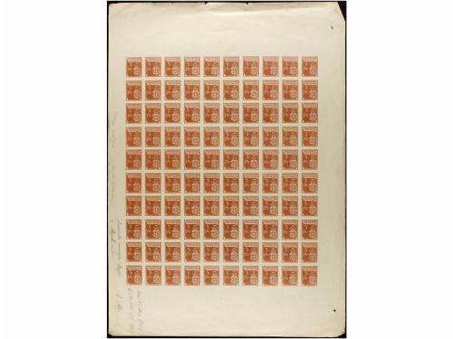 LOTES y COLECCIONES. VIÑETAS. Serie de siete valores INQUILI