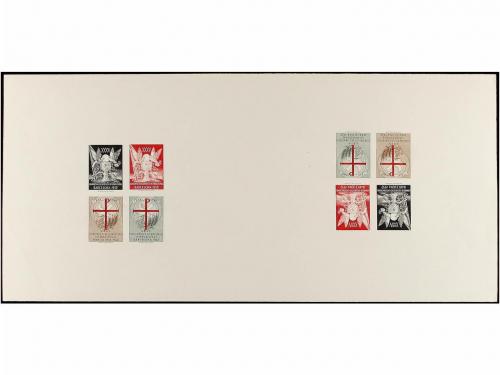 LOTES y COLECCIONES. VIÑETAS. Serie de siete valores INQUILI