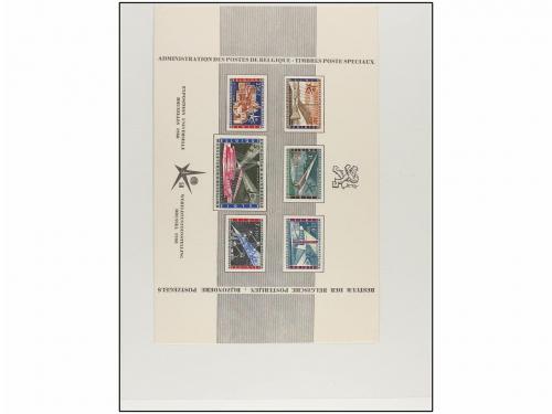 LOTES y COLECCIONES. BÉLGICA. Colección de Hojitas Especiale