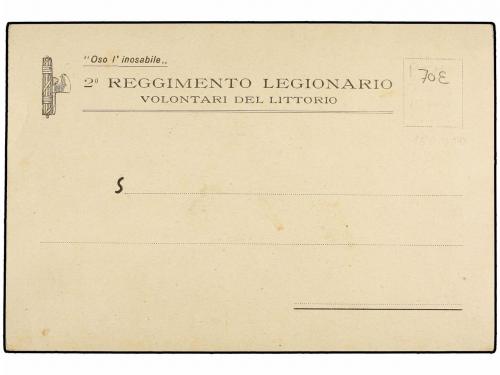 ¿ ESPAÑA GUERRA CIVIL. Tarjeta Postal 2º REGGIMENTO LEGIONAR