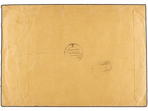 ✉ ESPAÑA: CANARIAS. Ed. 20 (4), 35 (4). 1937. LA LAGUNA a AL