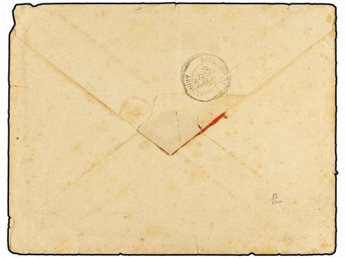 ✉ FRANCIA. 1888. PARÍS a BOULZICOURT. Sobre sin franqueo, ta