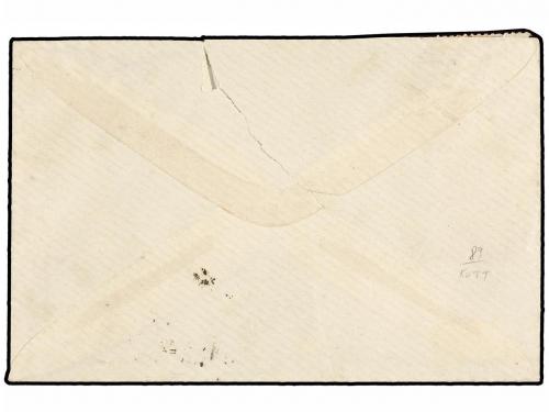 ✉ FRANCIA. 1883. AIRE S. LA LYS a CALAIS. Sobre franqueado c