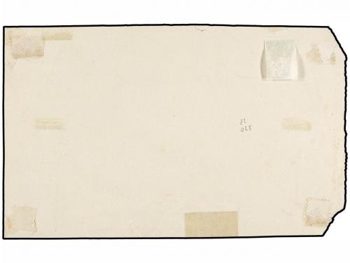 ✉ FRANCIA. 1892. FRONTAL. PARÍS a BAYONNE. 15 cts. azul, tas