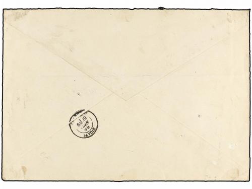 ✉ FRANCIA. 1889. PARÍS a CHAMBERY. 15 cts. azul (2) tasada c