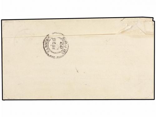 ✉ FRANCIA. 1887. TROARN a CABOURG. Circulada con cinco sello