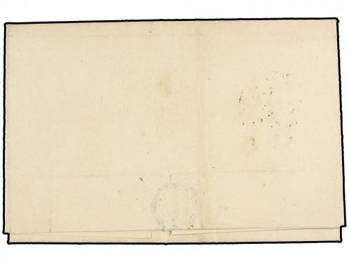 ¿ ESPAÑA. Ed. 33 (2). 1854. NOYA a SANTIAGO. 4 cuartos rojo