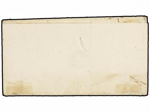 ✉ ESPAÑA. Ed. 1. 1850. TARANCON a MADRID. 6 cuartos negro, m