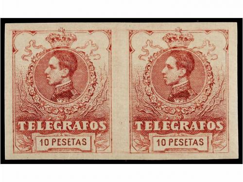 */(*) ESPAÑA: TELEGRAFOS. Ed. 47/54s. SERIE COMPLETA en pare