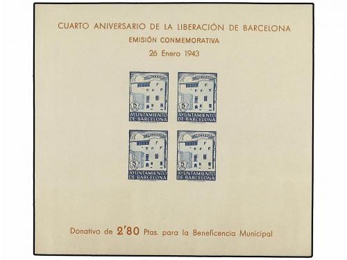 ** ESPAÑA: AYUNTAMIENTO DE BARCELONA. Ed. 47/48s. HB SIN DEN