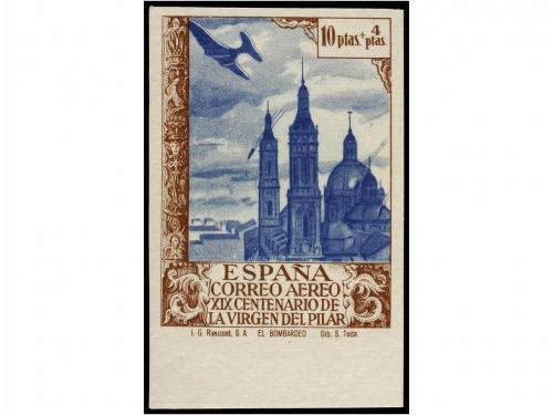 ** ESPAÑA. Ed. 904/13s. SERIE COMPLETA SIN DENTAR, borde de