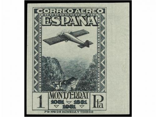 * ESPAÑA. Ed. 650/54s. SERIE COMPLETA SIN DENTAR, borde de h