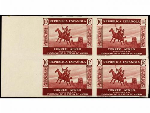 ** ESPAÑA. Ed. 711/25s (4). SERIE COMPLETA en bloques de cua