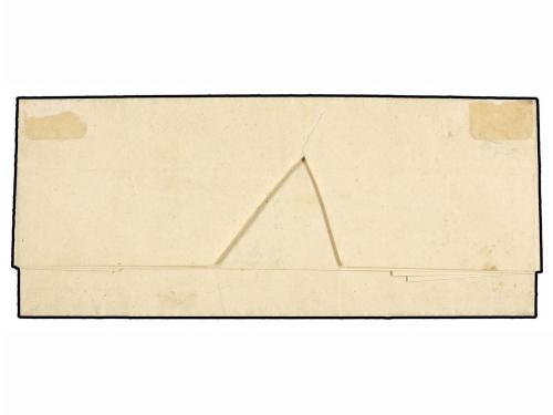 ✉ ESPAÑA. Ed. 6. 1851. BURGOS a MADRID. 6 cuartos negro, mat