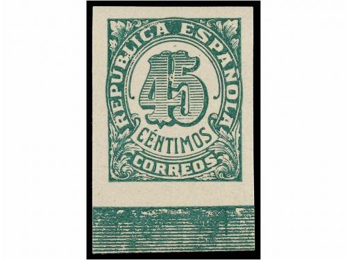 ** ESPAÑA. Ed. NE 30/31s. NO EMITIDOS. 45 cts. carmín y 45 c