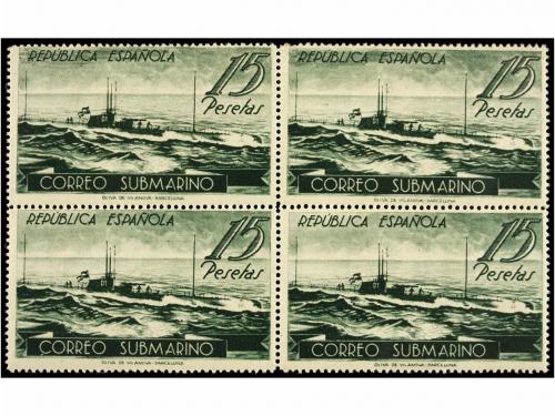 ** ESPAÑA. Ed. 775/80. SERIE COMPLETA en bloques de cuatro.