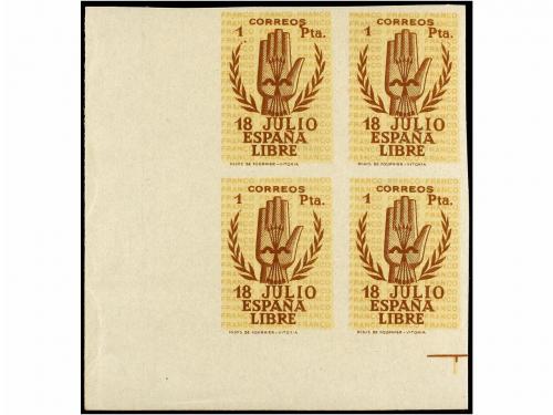 ** ESPAÑA. Ed. 851/54s. SERIE COMPLETA en bloques de cuatro