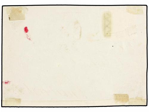 ✉ ESPAÑA. Ed. 1. 1850. FRONTAL. LÉRIDA a BARBASTRO. 6 cuarto