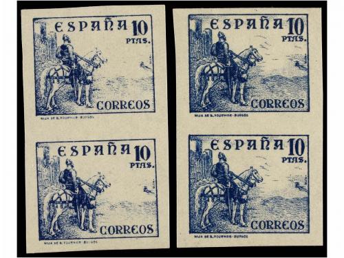 ** ESPAÑA. Ed. 814/31s. SERIE COMPLETA en parejas verticales