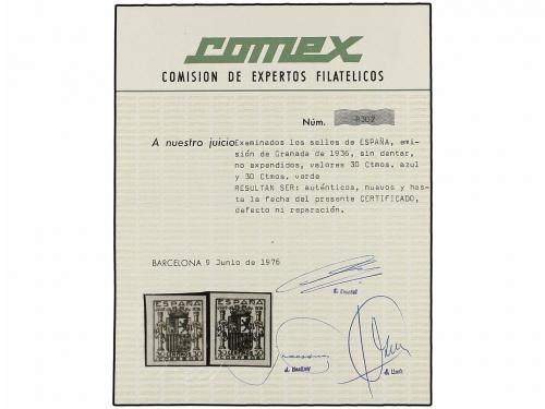 ** ESPAÑA. Ed. NE 56/57. NO EMITIDOS. Serie completa. LUJO.