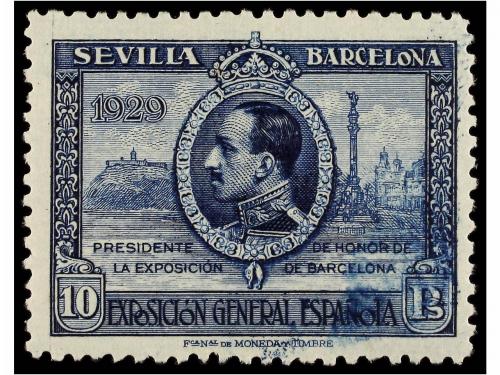 ** ESPAÑA. Ed. 438cc y 446cc. 15 cts. verde amarillo y 10 pt