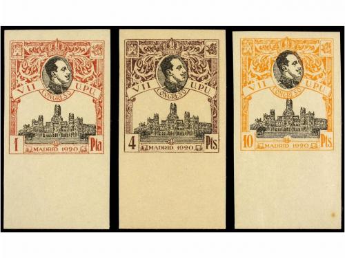 ** ESPAÑA. Ed. 297/309s. SERIE COMPLETA SIN DENTAR, borde de