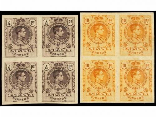 **/* ESPAÑA. Ed. 267/80s. SERIE COMPLETA en bloques de cuatr