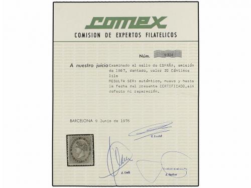 * ESPAÑA. Ed. 87, 92. 2 cuartos y 20 cents. Bonitos ejemplar