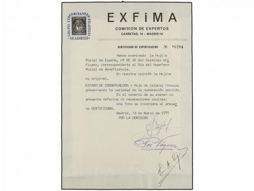 LOTES y COLECCIONES. ESPAÑA. Conjunto de bloques y cartas de