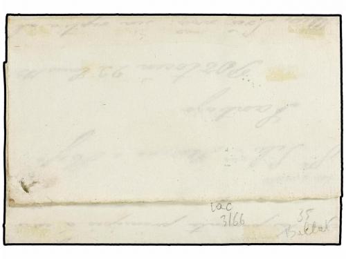 ¿ ESPAÑA. Ed. 1A. 1850. NOYA a SANTIAGO. 6 cuartos negro, ma