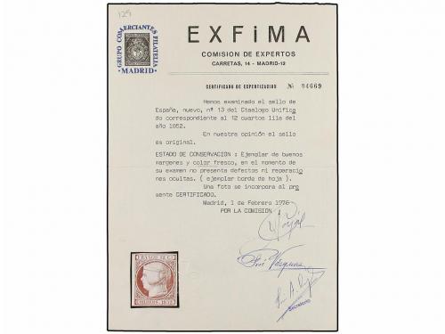 (*) ESPAÑA. Ed. 13. 12 cuartos lila. Color intenso y grandes