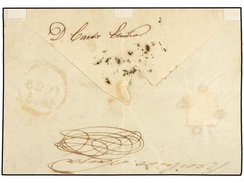 ¿ ESPAÑA. Ed. 5. 1850. MADRID a EGEA DE LOS CABALLEROS. Fren