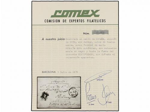 ¿ ESPAÑA. Ed. 5. 1850. MADRID a EGEA DE LOS CABALLEROS. Fren