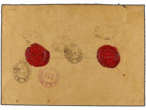 ✉ ESPAÑA. Ed. 604/11. 1931. MADRID a U.S.A. Precioso franque