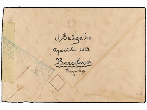 ✉ ESPAÑA. Ed. 761. 1938. BARCELONA a INGLATERRA. Espectacula