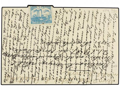 ¿ ESPAÑA: ASTURIAS Y LEON. Ed. 4. 1937. GIJÓN a MADRID. Ente