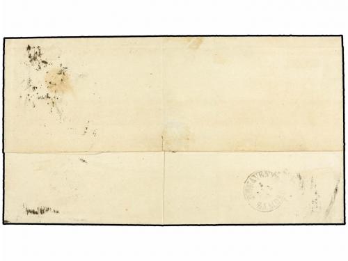 ✉ ESPAÑA. Ed. 98. 1869. VALLADOLID a BENAVENTE. 50 mils. vio