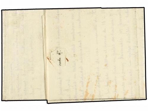 ✉ ESPAÑA: PREFILATELIA. 1826. LIVERPOOL a SALAMANCA. Marca Y