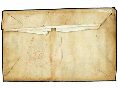 ✉ ESPAÑA: PREFILATELIA. 1844. CALELLA a PALMA DE MALLORCA. M