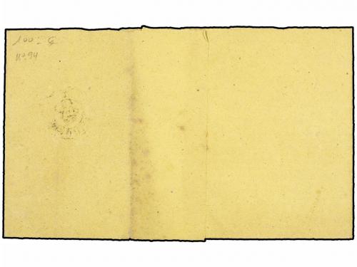 ¿ ESPAÑA. Ed. 94. 1867. MADRID a MANRESA. FAJA DE PRENSA con