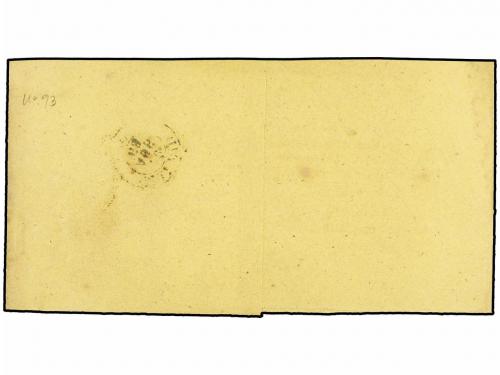 ¿ ESPAÑA. Ed. 93. 1868. MADRID a MANRESA. FAJA DE PRENSA con