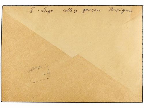 ✉ ANDORRA. Ed. 17d (2), 22d, 30 (2), 32 (3), 36, 40. 1938. A